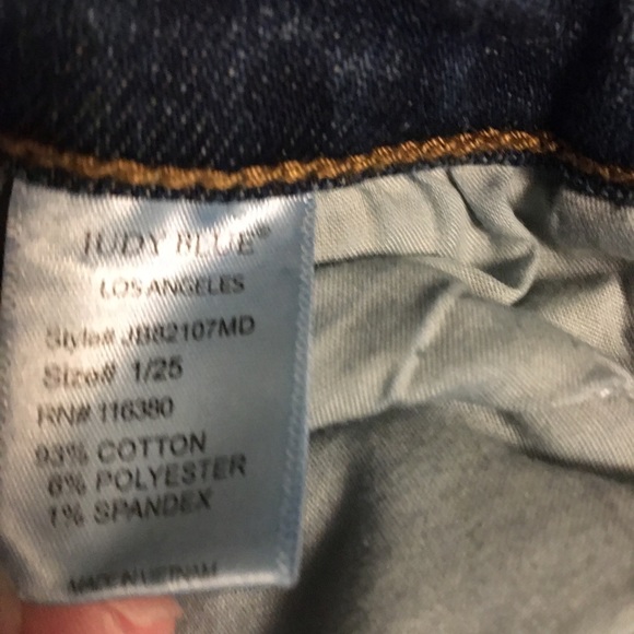 Judy Blue Destroyed Cuff Jean Size 25 - Picture 8 of 14